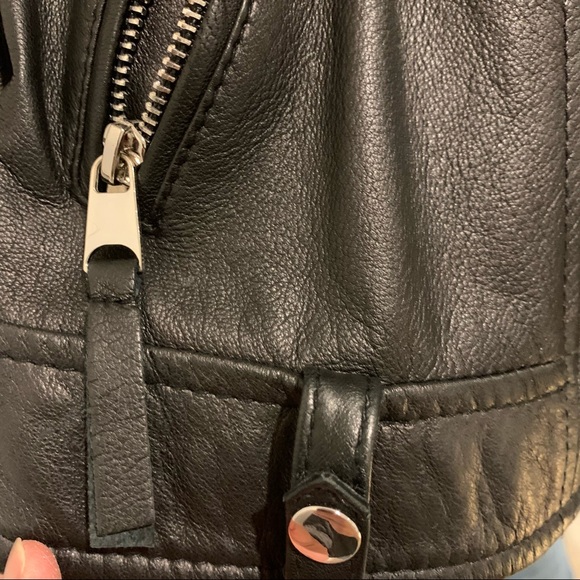 Zara Real Leather Jacket - Picture 4 of 12